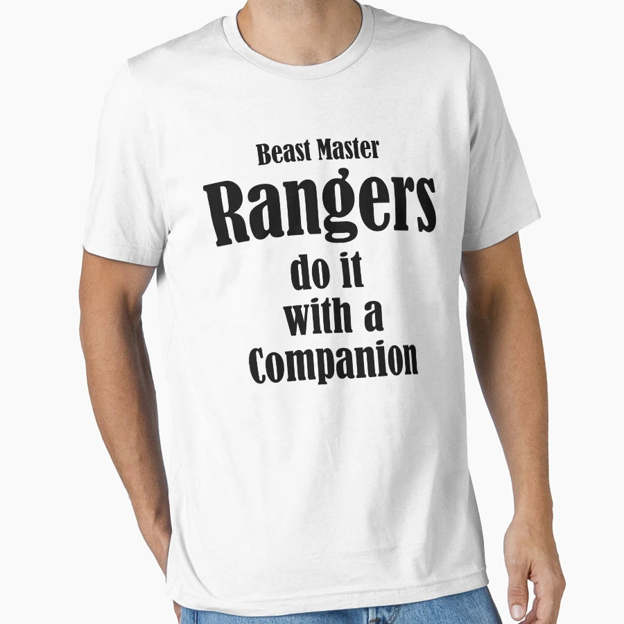Rangers Do It Beast Master Black T-Shirt - Graphic Print Unisex - T-Shirt, Sweatshirt, Hoodie