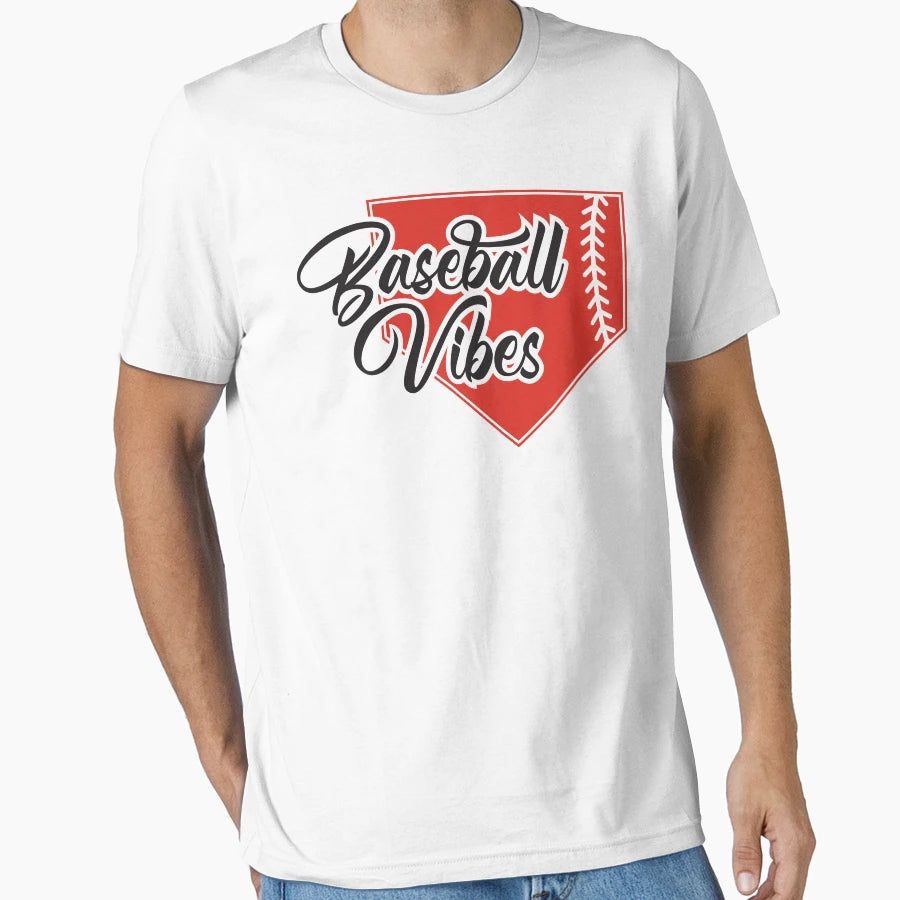 Baseball Vibes T-Shirt - Fun Novelty Design Men Women - T-Shirt, Sweatshirt, Hoodie