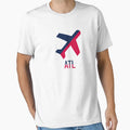 Atl Airport T-Shirt - Custom Art Print for Adults - T-Shirt, Sweatshirt, Hoodie