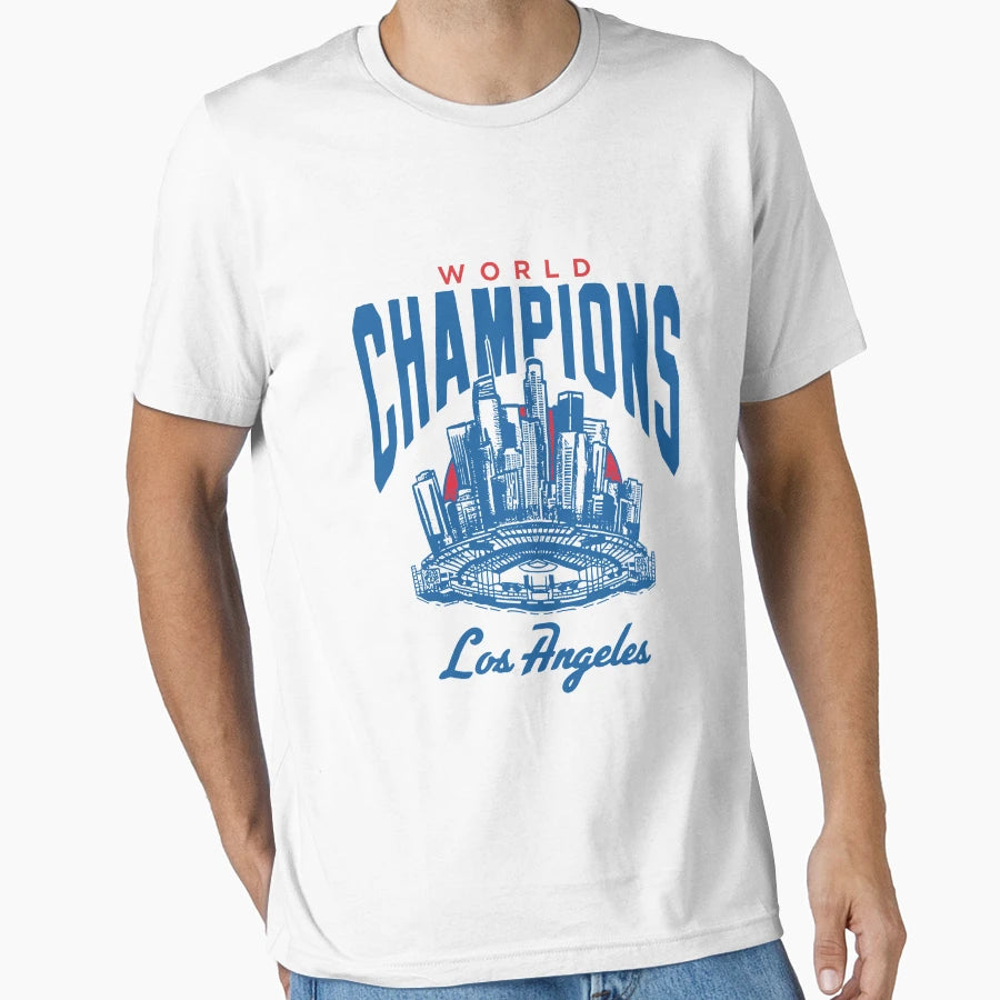 Los Angeles Dodgers World Champs T-Shirt - Casual Everyday Wear Unisex - T-Shirt, Sweatshirt, Hoodie
