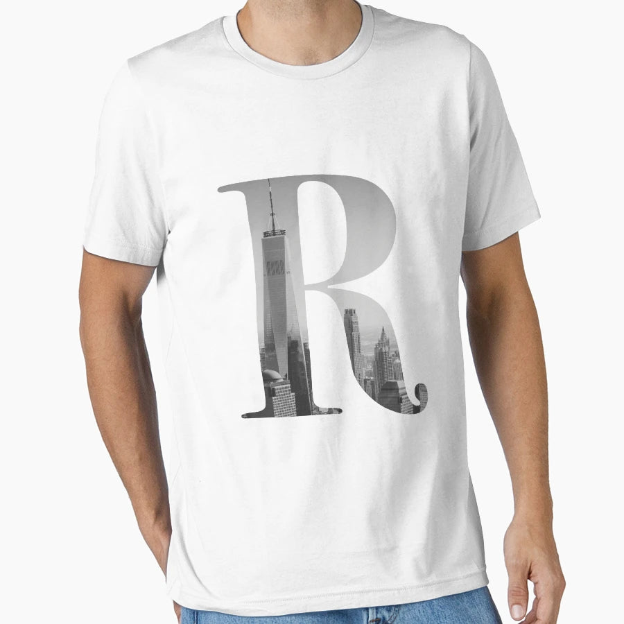 New York Letter R T-Shirt - Streetwear Style Unisex - T-Shirt, Sweatshirt, Hoodie