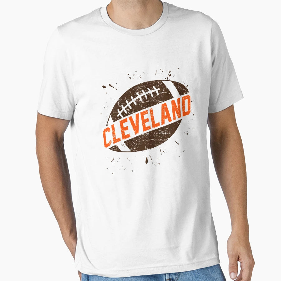 Cleveland Fan Football T-Shirt - Fun Novelty Design Unisex - T-Shirt, Sweatshirt, Hoodie
