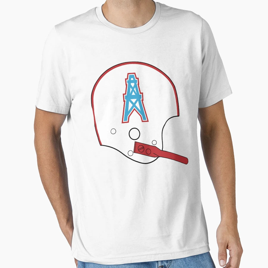 Houstontq Oilersy Throwbackq Funny T-Shirt - Casual Everyday Wear Men Women - T-Shirt, Sweatshirt, Hoodie