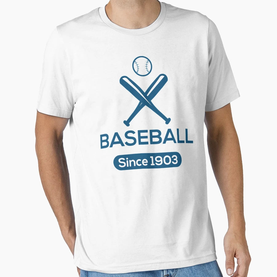 American Baseball Sport Logo T-Shirt - Casual Everyday Wear Unisex - T-Shirt, Sweatshirt, Hoodie