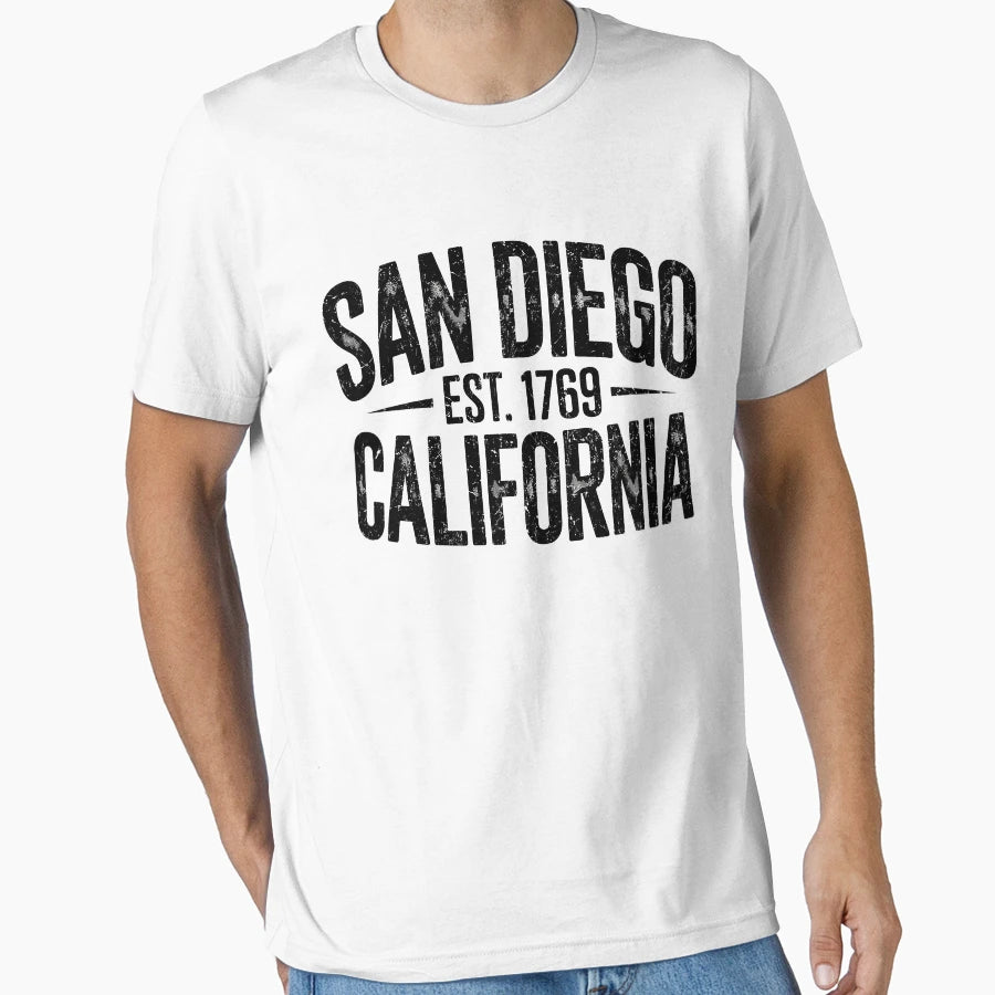 San Diego California Coastal T-Shirt - Aesthetic Graphic for Adults - T-Shirt, Sweatshirt, Hoodie