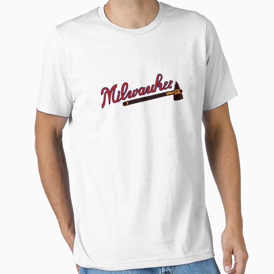 Milwaukee Braves Logo T-Shirt - Graphic Print Unisex - T-Shirt, Sweatshirt, Hoodie