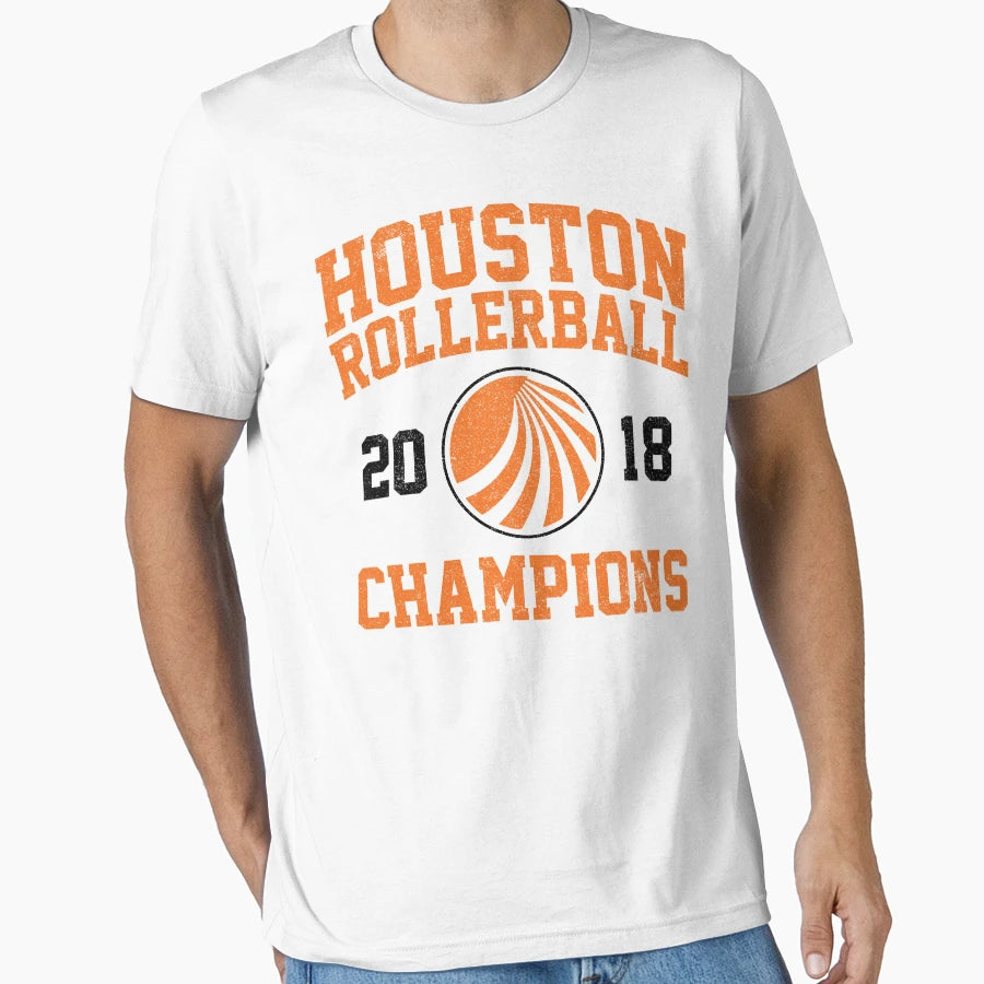 Houston Rollerball Champions Variant T-Shirt - Unique Graphic for Adults - T-Shirt, Sweatshirt, Hoodie