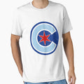 Chicago Wrigleyville Star Logo Emblem T-Shirt - Graphic Print Men Women - T-Shirt, Sweatshirt, Hoodie