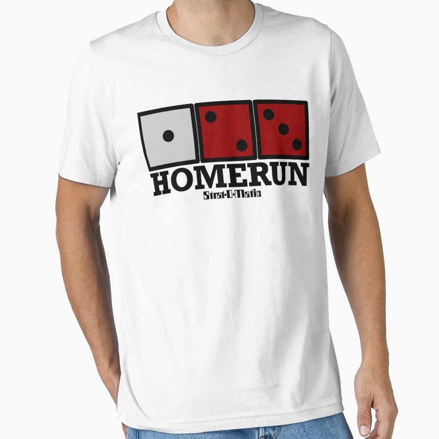 Homerun Stratomatic Baseball T-Shirt - Casual Everyday Wear for Adults - T-Shirt, Sweatshirt, Hoodie