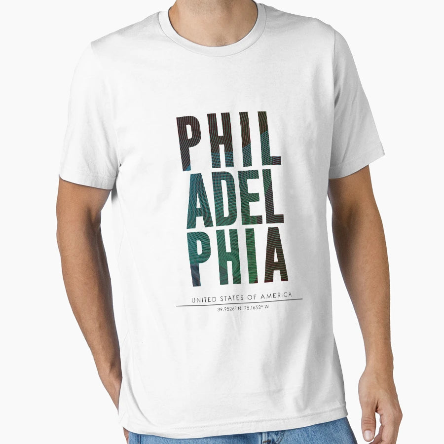 Philadelphia City Name T-Shirt - Streetwear Style Men Women - T-Shirt, Sweatshirt, Hoodie