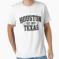 Houston Texas Typography Urban Pride T-Shirt - Casual Everyday Wear Unisex - T-Shirt, Sweatshirt, Hoodie