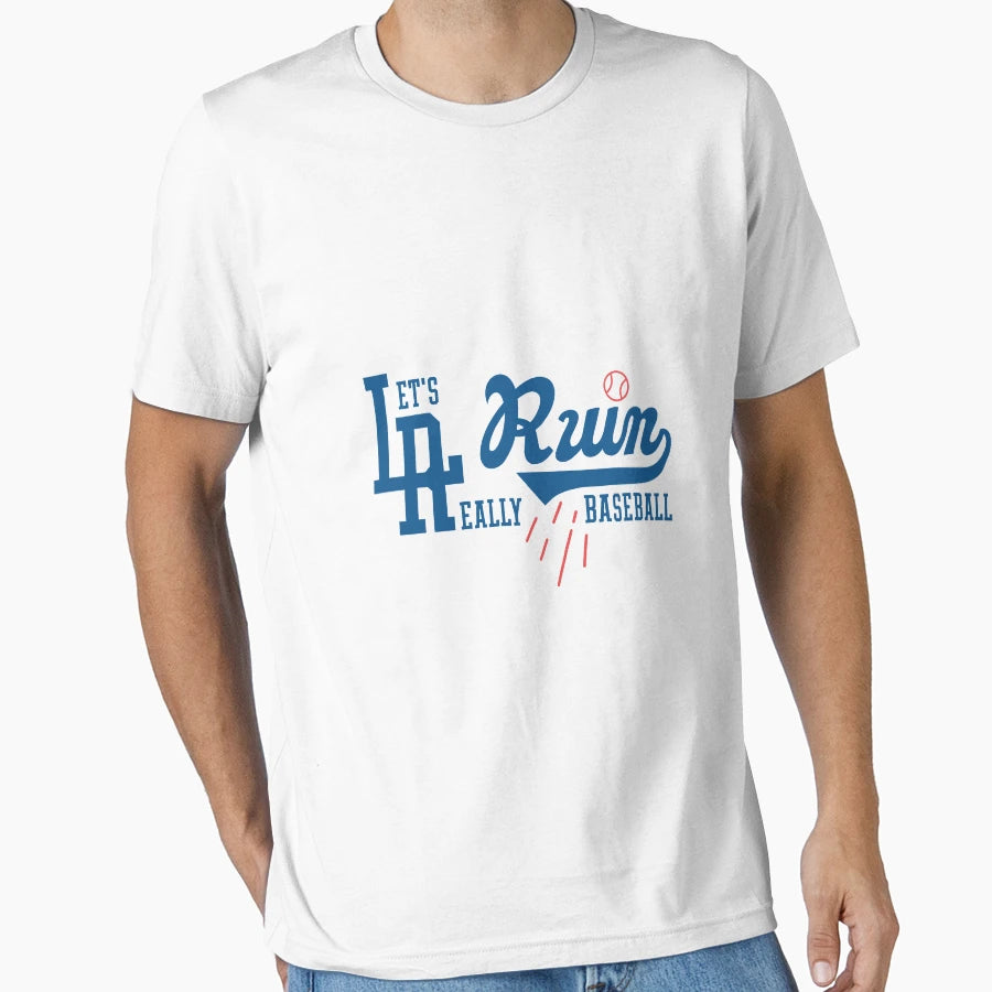 Good La Run Lets Run Really Baseball T-Shirt - Trendy Graphic Men Women - T-Shirt, Sweatshirt, Hoodie