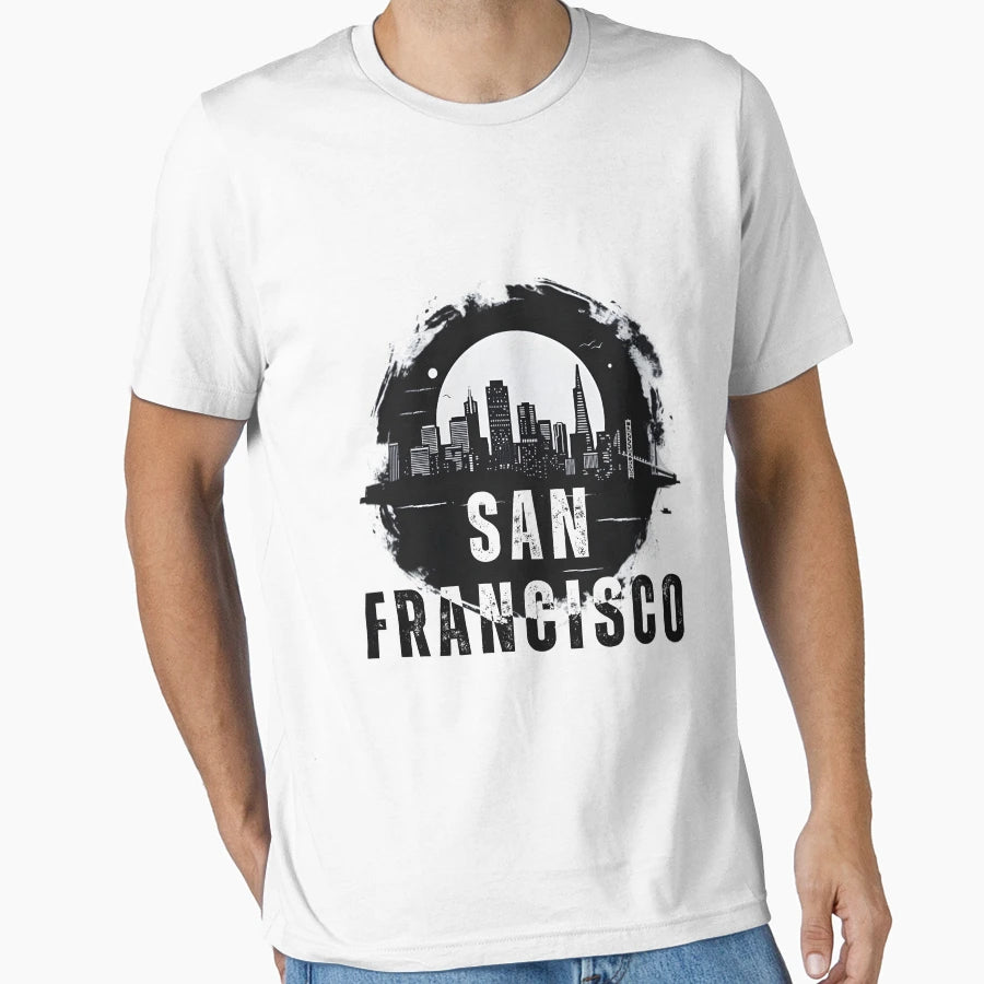 San Francisco T-Shirt - Minimalist Print Unisex - T-Shirt, Sweatshirt, Hoodie