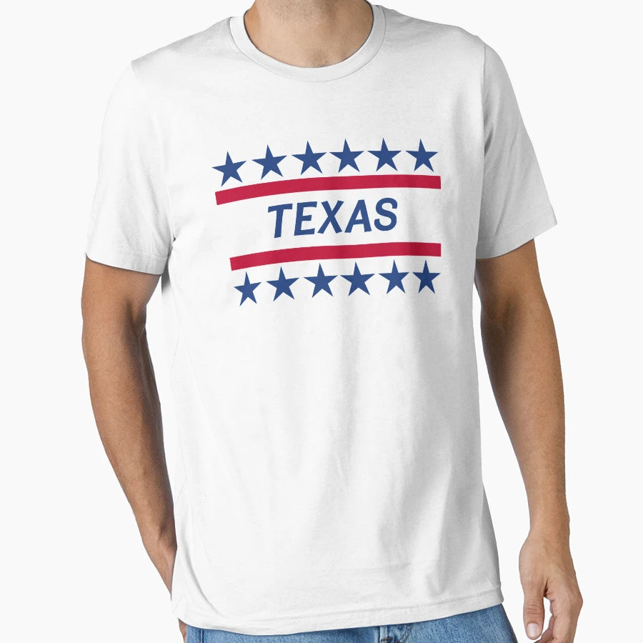 Texas Stars And Stripes T-Shirt - Novelty Apparel Men Women - T-Shirt, Sweatshirt, Hoodie