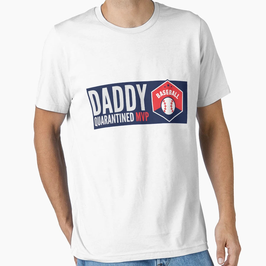 Father Quarantine And Mlb Baseball T-Shirt - Graphic Print Men Women - T-Shirt, Sweatshirt, Hoodie