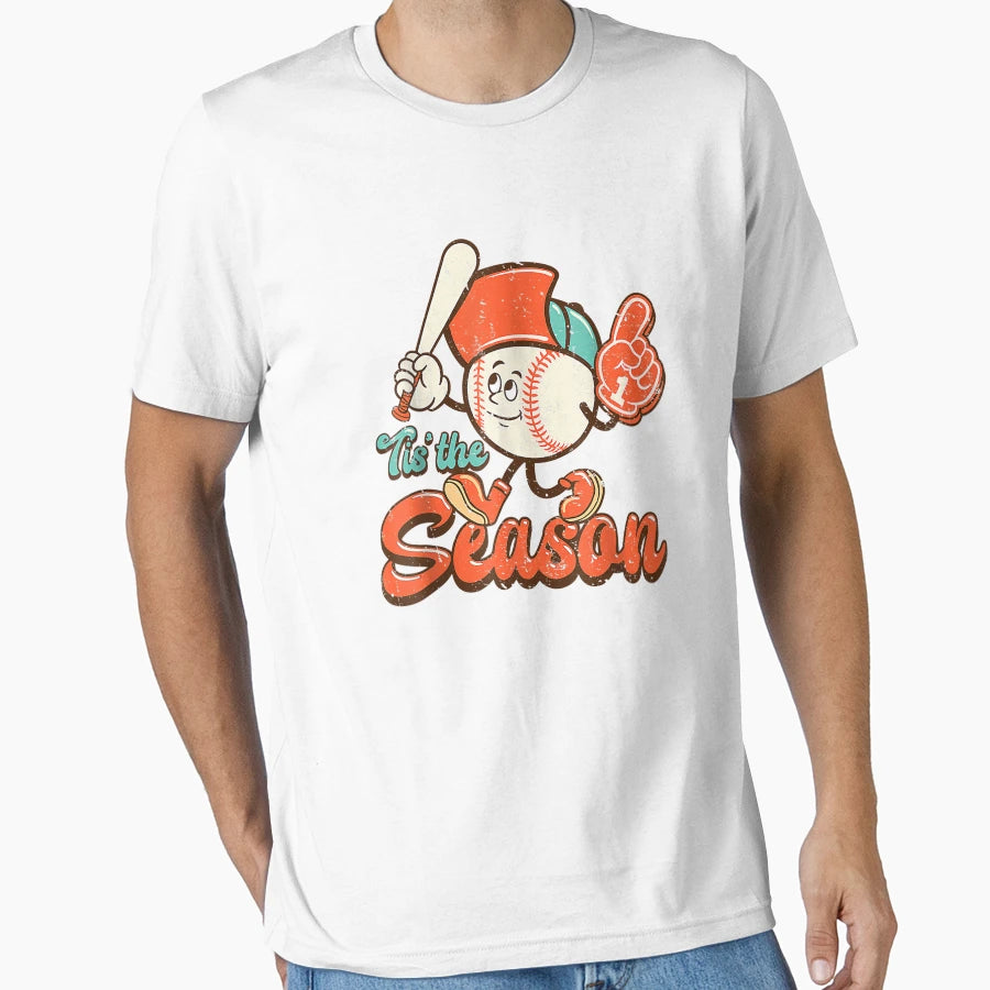 Tis Season Baseball Game Day Sports Fan T-Shirt - Trendy Graphic Men Women - T-Shirt, Sweatshirt, Hoodie