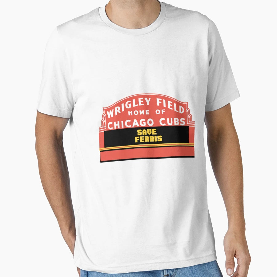 Save Ferris Wrigley Field Sign T-Shirt - Graphic Print Unisex - T-Shirt, Sweatshirt, Hoodie
