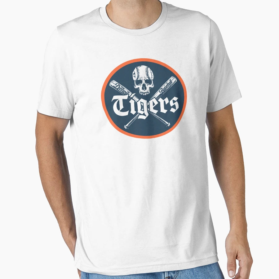 Tigers Skull T-Shirt - Minimalist Print Men Women - T-Shirt, Sweatshirt, Hoodie