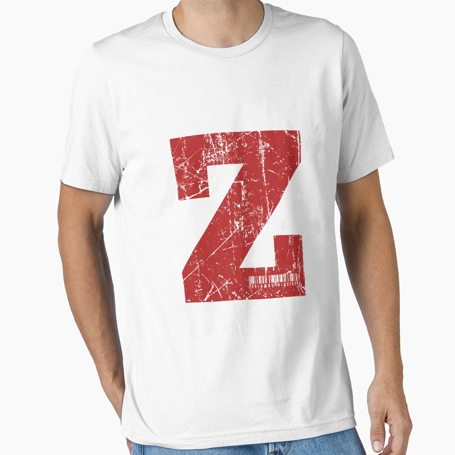 Red Grunge Monogram Letter Z I Am Unique T-Shirt - Streetwear Style Unisex - T-Shirt, Sweatshirt, Hoodie