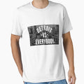 Detroit Vs Everybody T-Shirt - Minimalist Print for Adults - T-Shirt, Sweatshirt, Hoodie