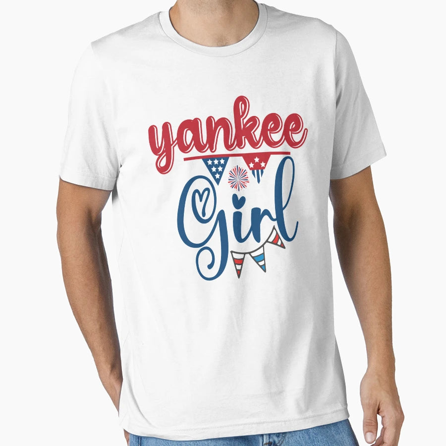 4Th July American Yankee Fourth July T-Shirt - Aesthetic Graphic Unisex - T-Shirt, Sweatshirt, Hoodie