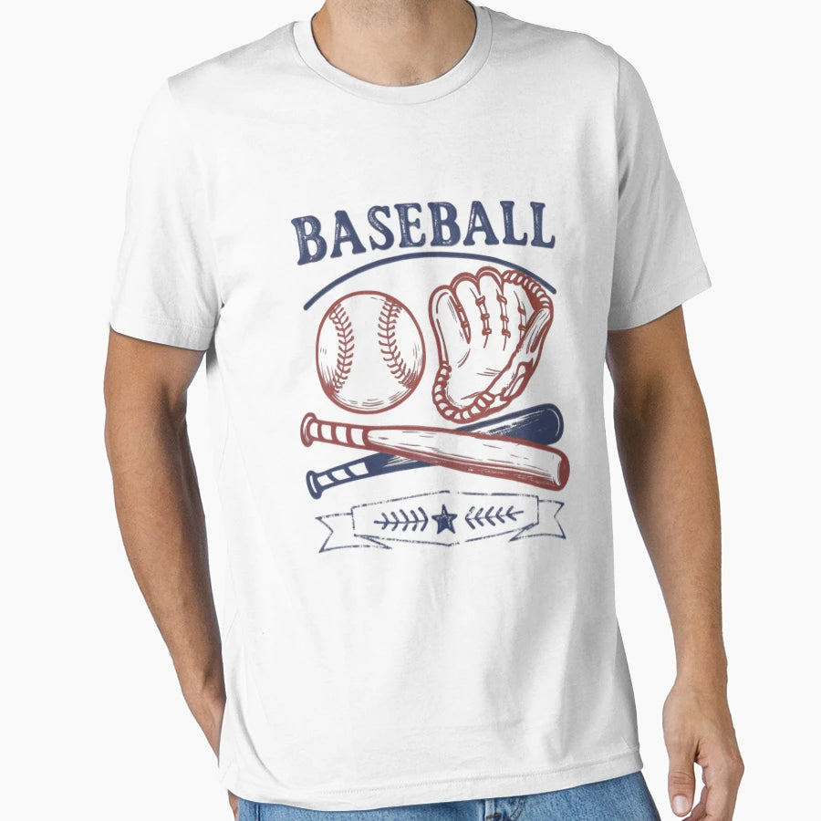 Baseball T-Shirt - Custom Art Print Men Women - T-Shirt, Sweatshirt, Hoodie