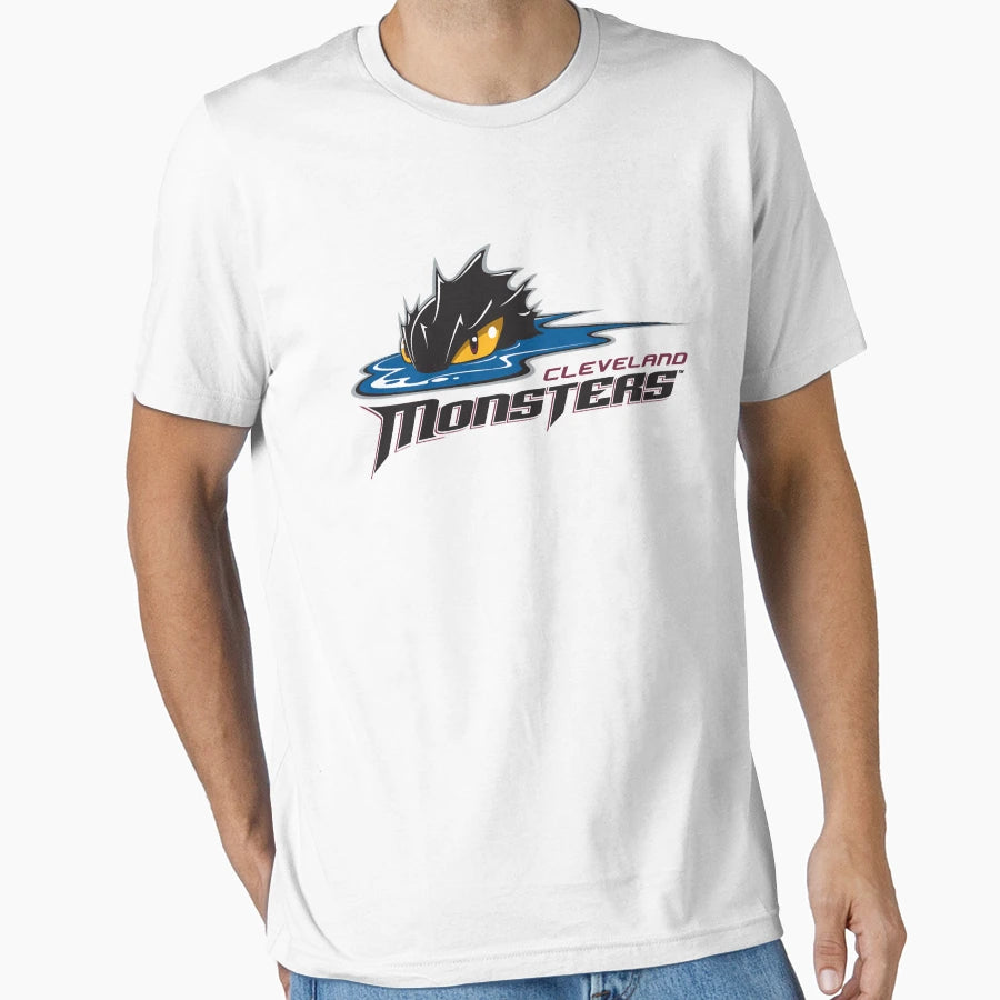 Cleveland Monsters Hockey T-Shirt - Fun Novelty Design for Adults - T-Shirt, Sweatshirt, Hoodie