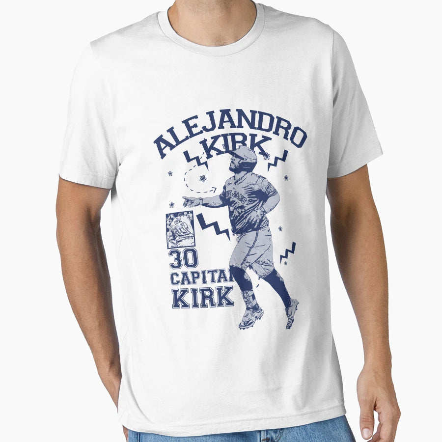 Capitan Kirk 30 Toronto Baseball T-Shirt - Fun Novelty Design Men Women - T-Shirt, Sweatshirt, Hoodie