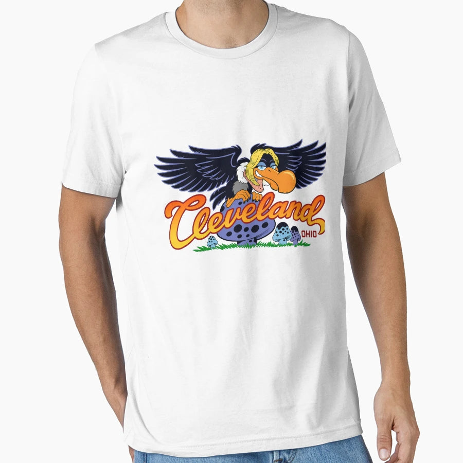 Cleveland Ohio Home Buzzard T-Shirt - Minimalist Print for Adults - T-Shirt, Sweatshirt, Hoodie
