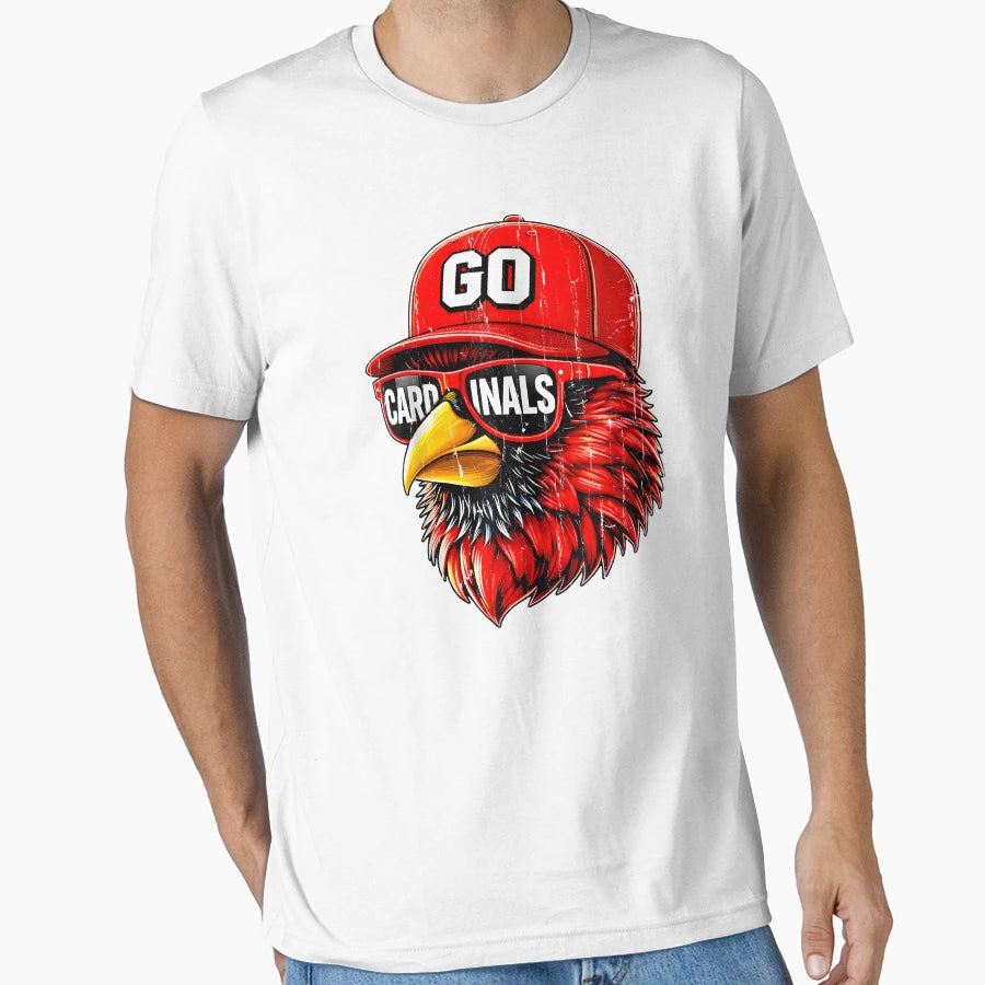Go Cardinal T-Shirt - Aesthetic Graphic for Adults - T-Shirt, Sweatshirt, Hoodie