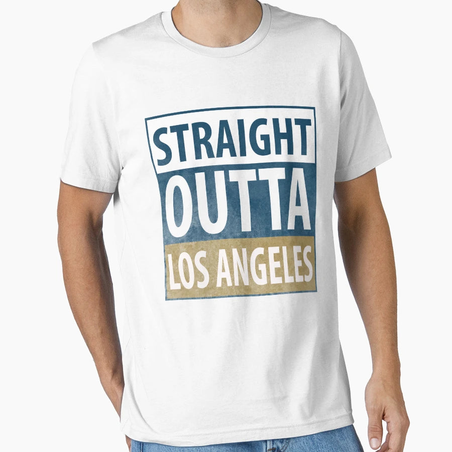 Straight Outta Los Angeles T-Shirt - Minimalist Print Men Women - T-Shirt, Sweatshirt, Hoodie