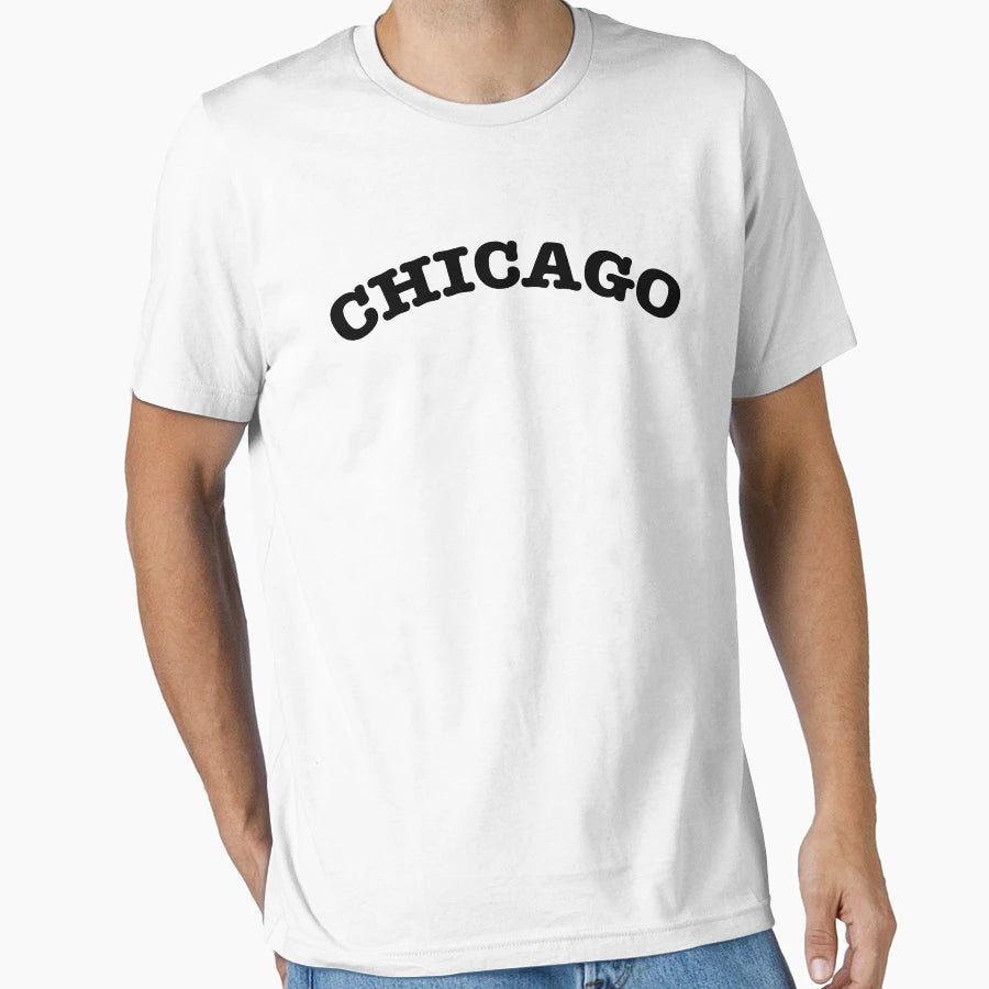 Chicago T-Shirt - Minimalist Print for Adults - T-Shirt, Sweatshirt, Hoodie
