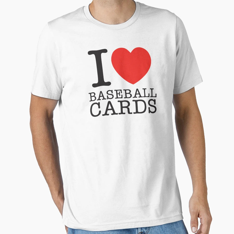 I Love Baseball Cards T-Shirt - Aesthetic Graphic Unisex - T-Shirt, Sweatshirt, Hoodie