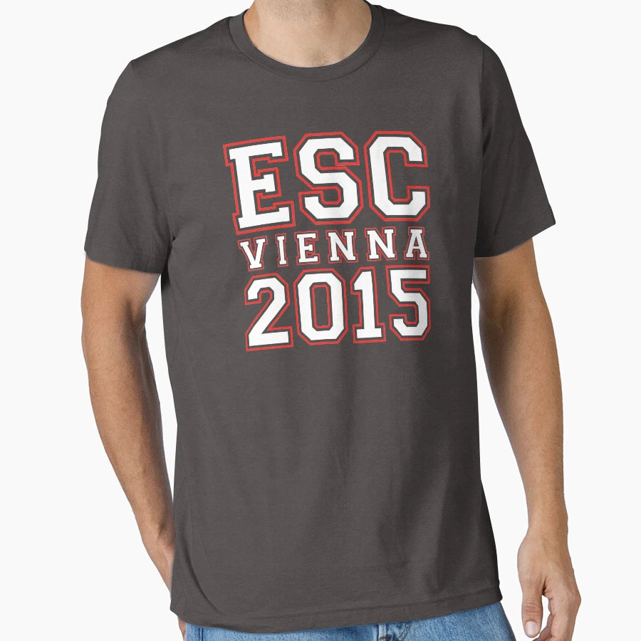 Esc 2015 Vienna T-Shirt - Minimalist Print for Adults - T-Shirt, Sweatshirt, Hoodie