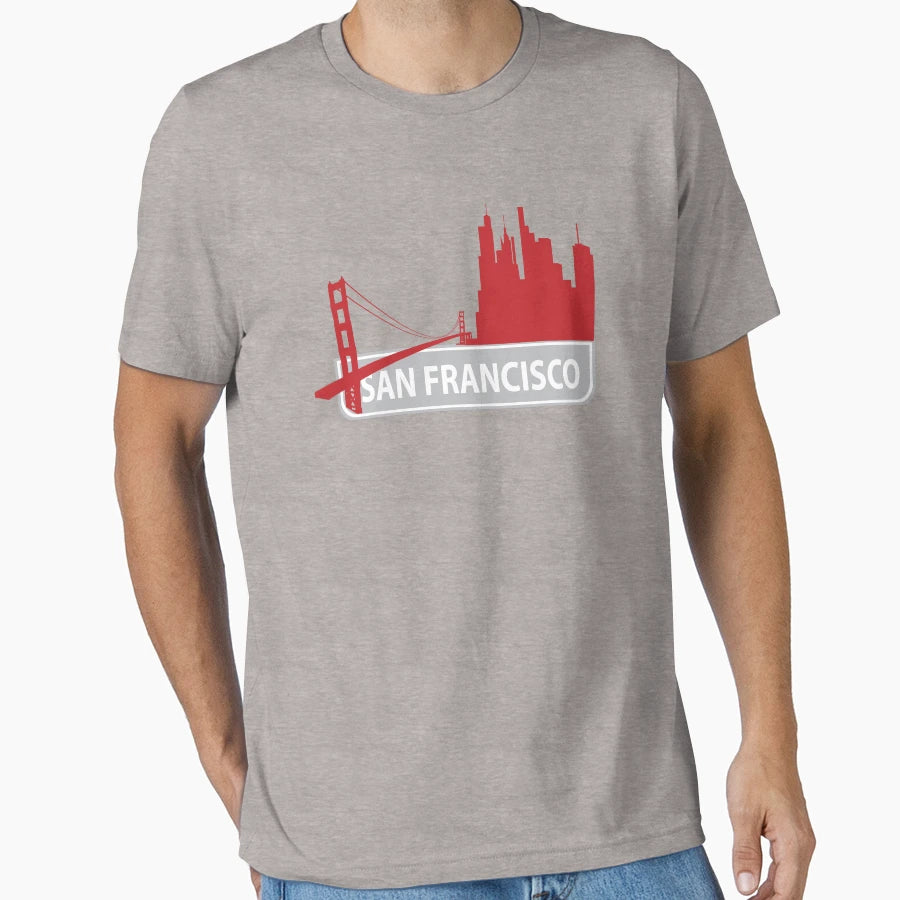 San Francisco T-Shirt - Minimalist Print for Adults - T-Shirt, Sweatshirt, Hoodie