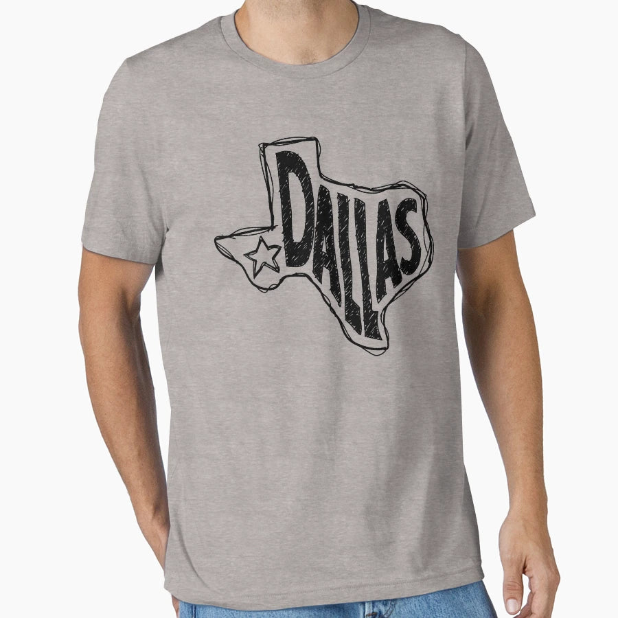 Dallas Texas T-Shirt - Novelty Apparel for Adults - T-Shirt, Sweatshirt, Hoodie