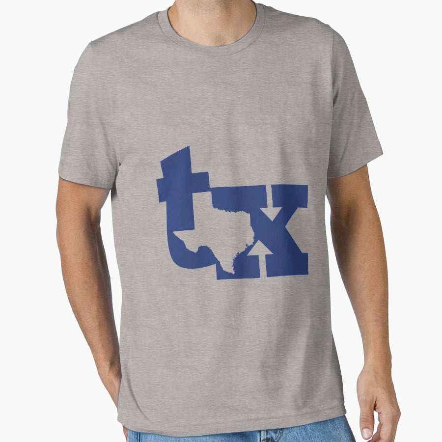 Tx Blue T-Shirt - Novelty Apparel for Adults - T-Shirt, Sweatshirt, Hoodie