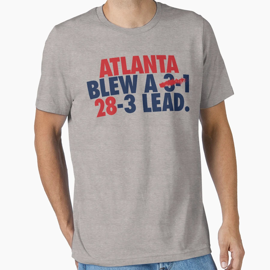 Atlanta Blew 3 1 28 3 Lead Red Navy T-Shirt - Aesthetic Graphic Men Women - T-Shirt, Sweatshirt, Hoodie
