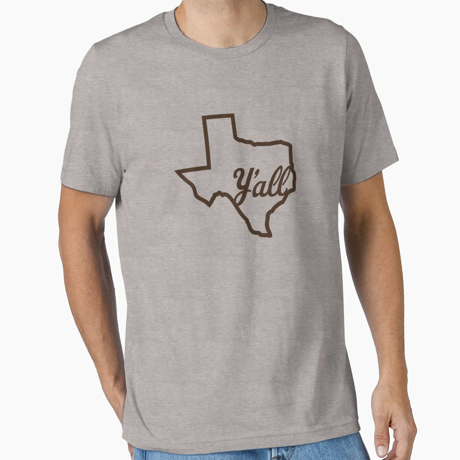 Texas Yall T-Shirt - Custom Art Print for Adults - T-Shirt, Sweatshirt, Hoodie