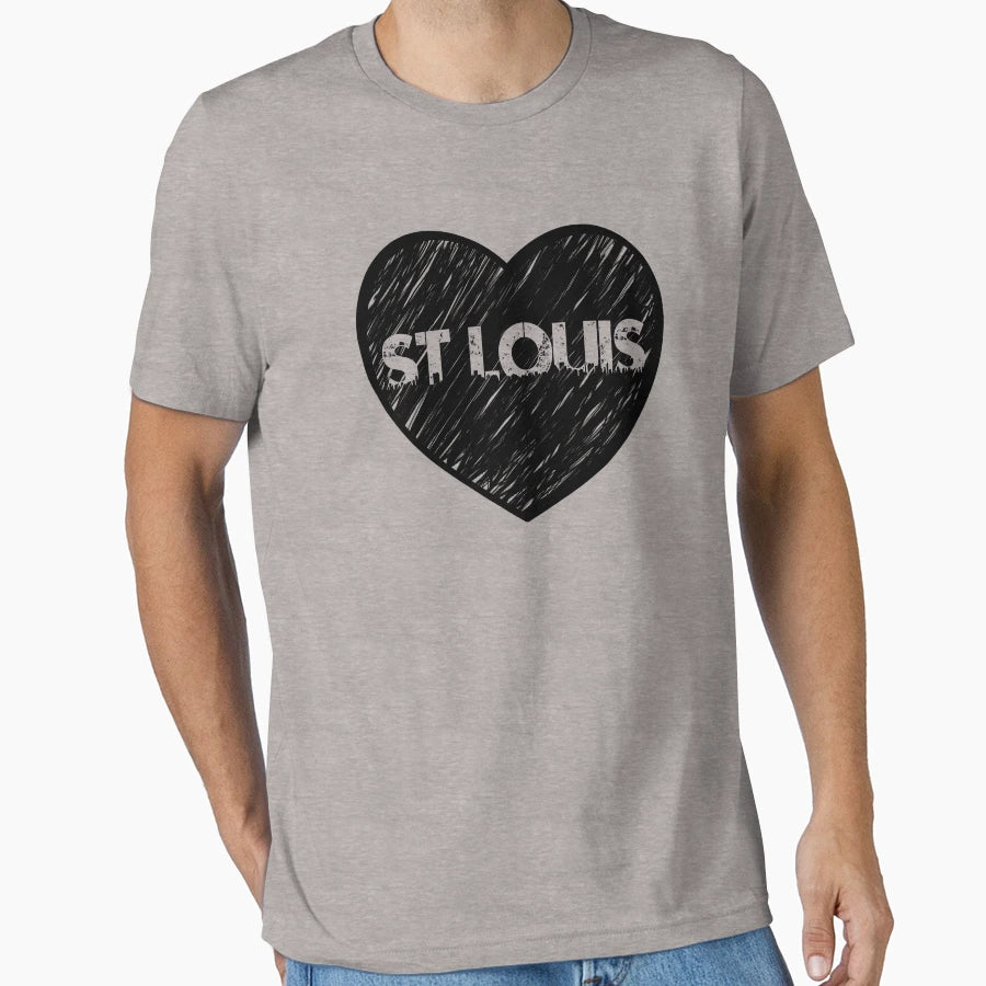 I Love Saint Louis I Heart Stl Urban T-Shirt - Novelty Apparel Men Women - T-Shirt, Sweatshirt, Hoodie