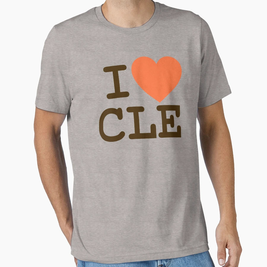 I Heart Cle Cleveland T-Shirt - Casual Everyday Wear Men Women - T-Shirt, Sweatshirt, Hoodie