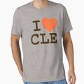 I Heart Cle Cleveland T-Shirt - Casual Everyday Wear Men Women - T-Shirt, Sweatshirt, Hoodie