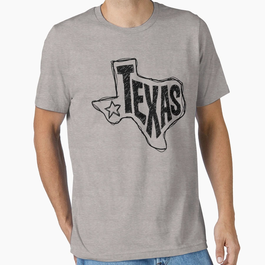 Texas T-Shirt - Custom Art Print Men Women - T-Shirt, Sweatshirt, Hoodie
