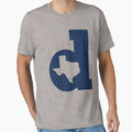 Lowercase D Blue T-Shirt - Novelty Apparel for Adults - T-Shirt, Sweatshirt, Hoodie