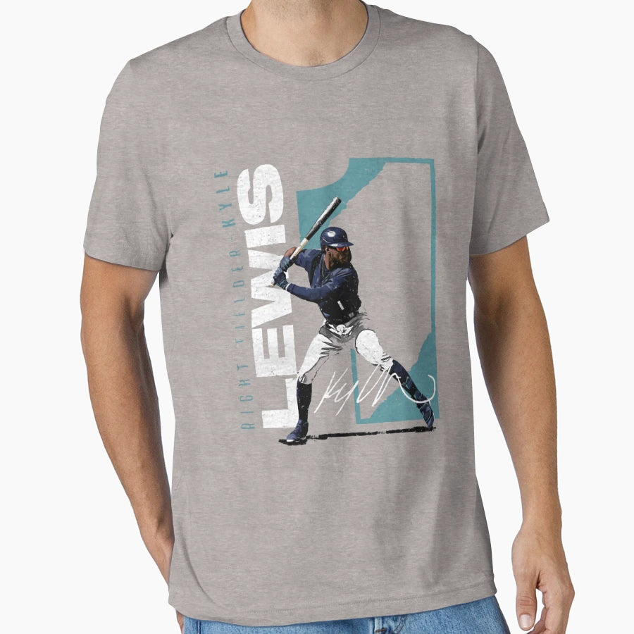 Kyle Lewis Stretch T-Shirt - Aesthetic Graphic Unisex - T-Shirt, Sweatshirt, Hoodie