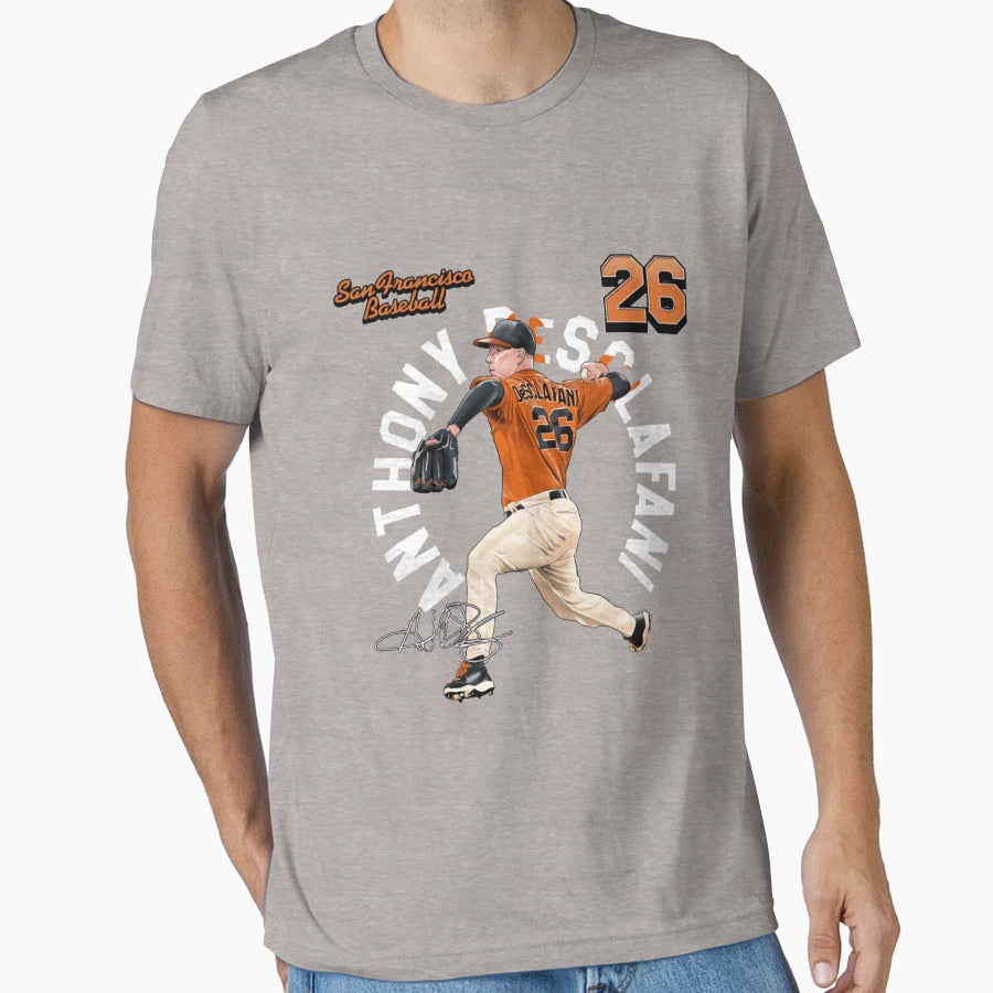 Anthony Desclafani Pitch T-Shirt - Streetwear Style for Adults - T-Shirt, Sweatshirt, Hoodie