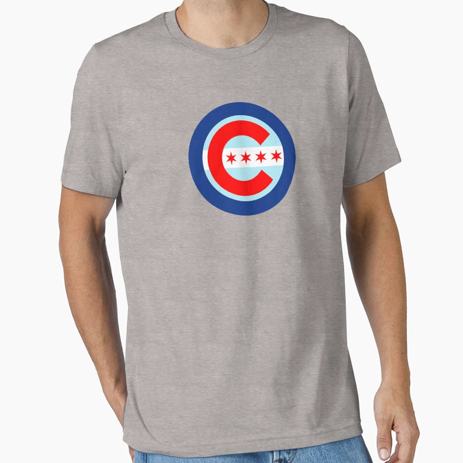 Chicago C Logo T-Shirt - Trendy Graphic for Adults - T-Shirt, Sweatshirt, Hoodie