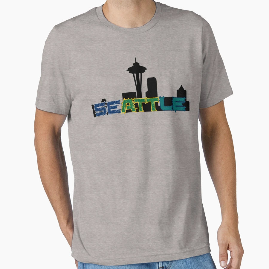 Seattle Sports T-Shirt - Minimalist Print Unisex - T-Shirt, Sweatshirt, Hoodie