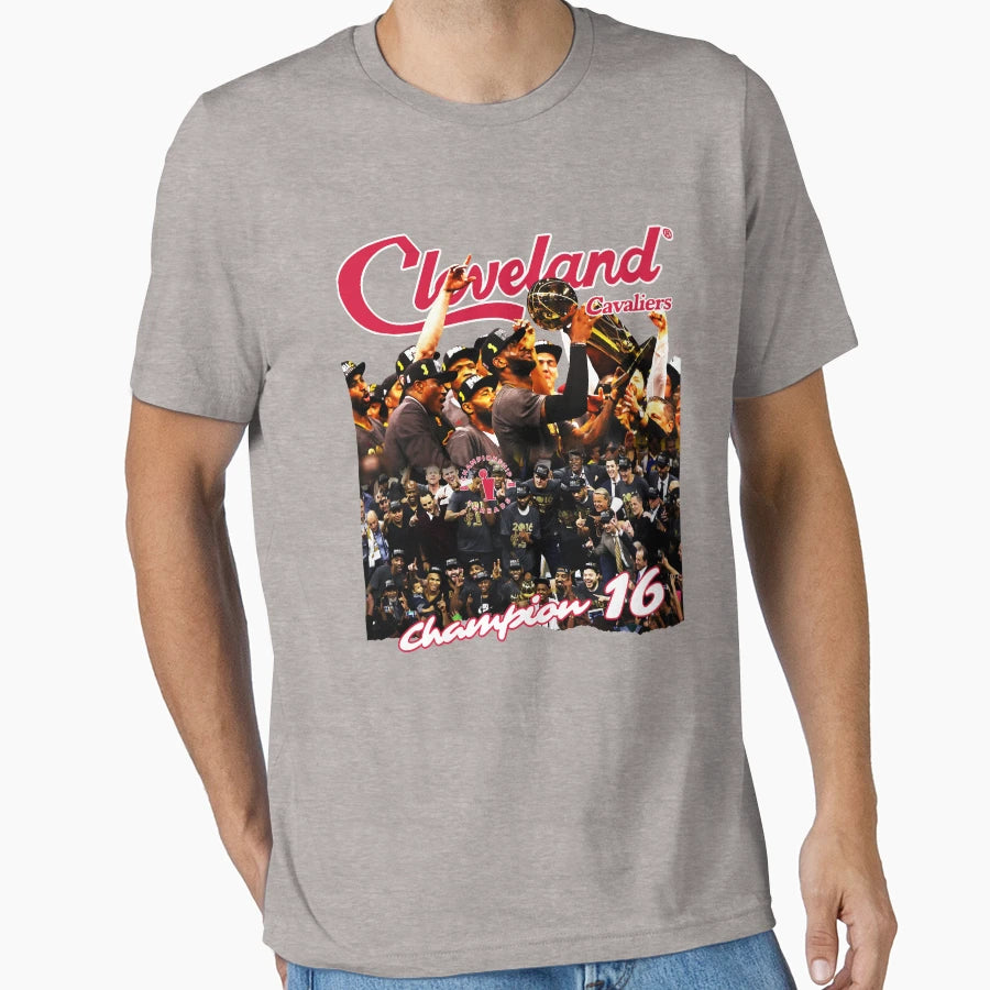 Bootleg Basketball Cleveland T-Shirt - Minimalist Print Unisex - T-Shirt, Sweatshirt, Hoodie