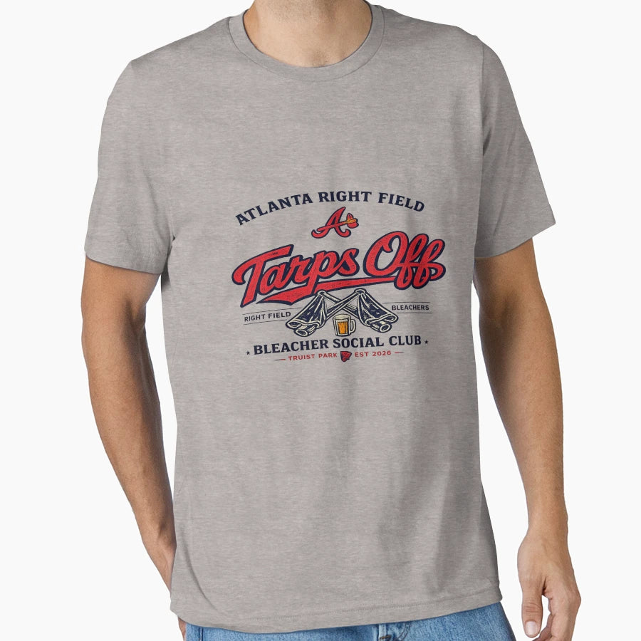 Atlanta Tarps Off Bleacher Social T-Shirt - Custom Art Print Men Women - T-Shirt, Sweatshirt, Hoodie